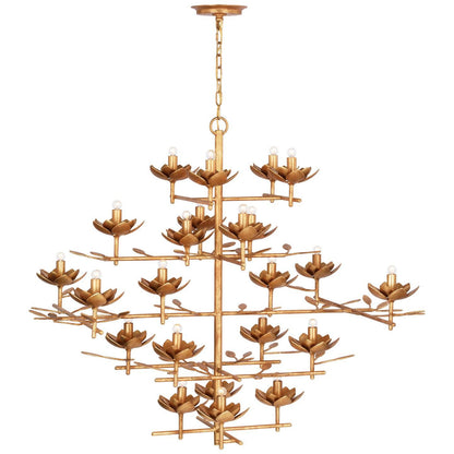 Visual Comfort Signature Collection Julie Neill Clementine 48 Inch 23 Light Led Chandelier Cp793861