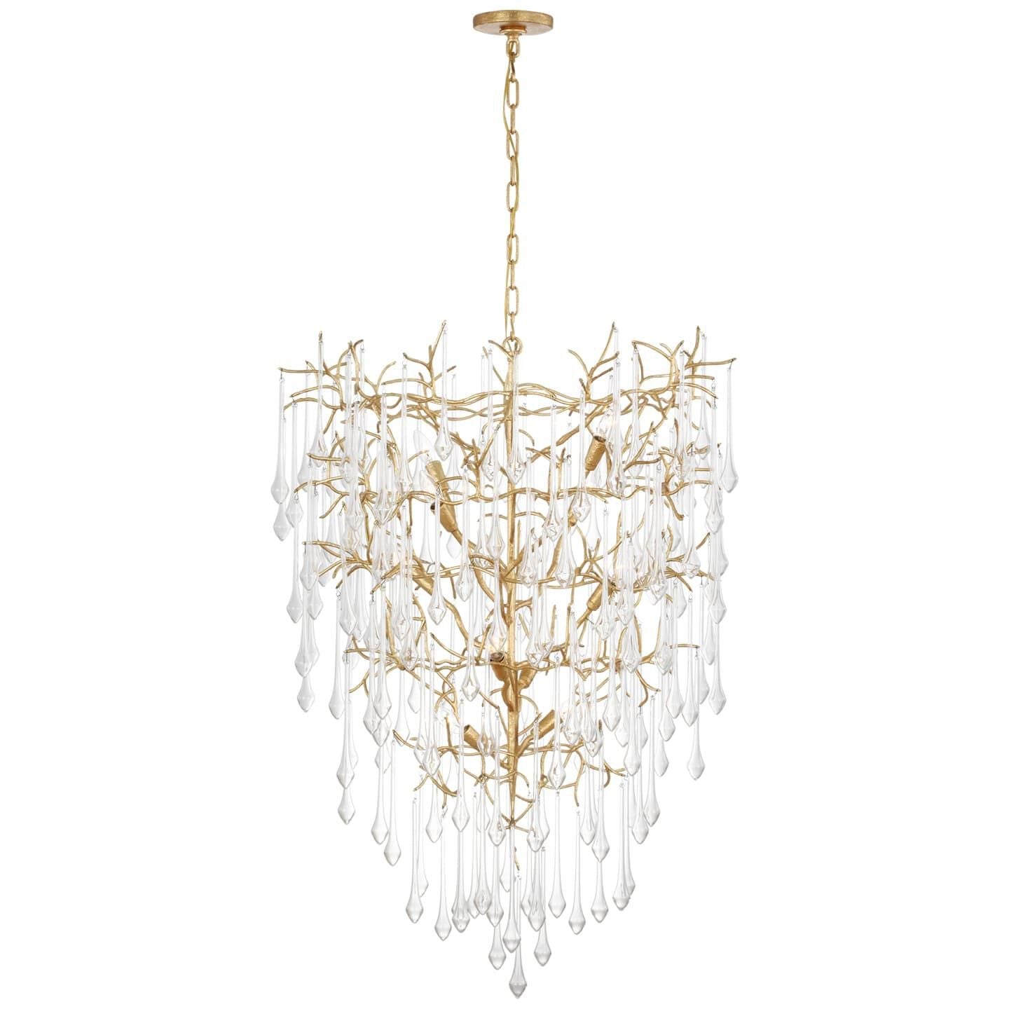 Visual Comfort Signature Collection Julie Neill Rayne 34 Inch Entry Chandelier Cp818891