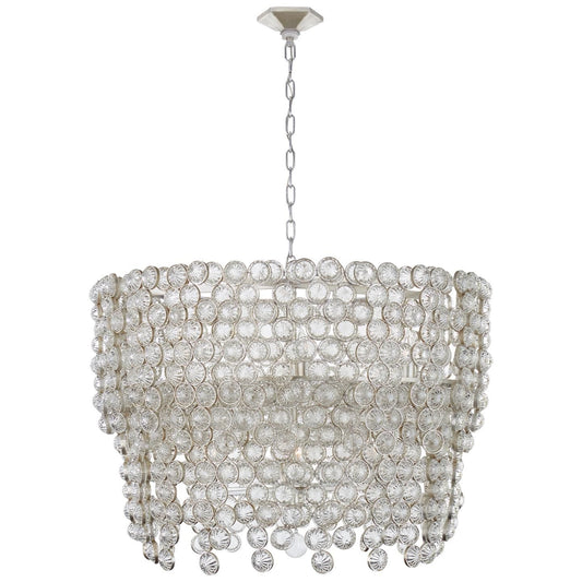 Visual Comfort Signature Collection Julie Neill Milazzo 37 Inch 12 Light Chandelier Cp376002