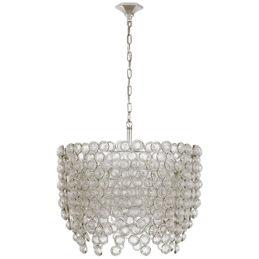 Visual Comfort Signature Collection Julie Neill Milazzo 28 Inch 8 Light Chandelier Cp376003