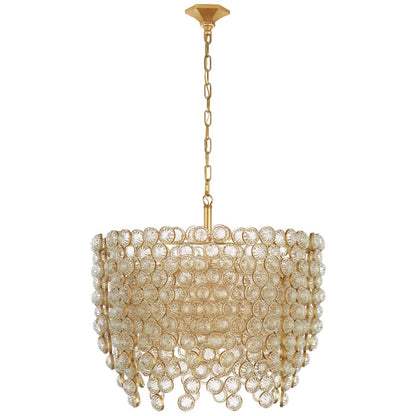 Visual Comfort Signature Collection Julie Neill Milazzo 28 Inch 8 Light Chandelier Cp376003