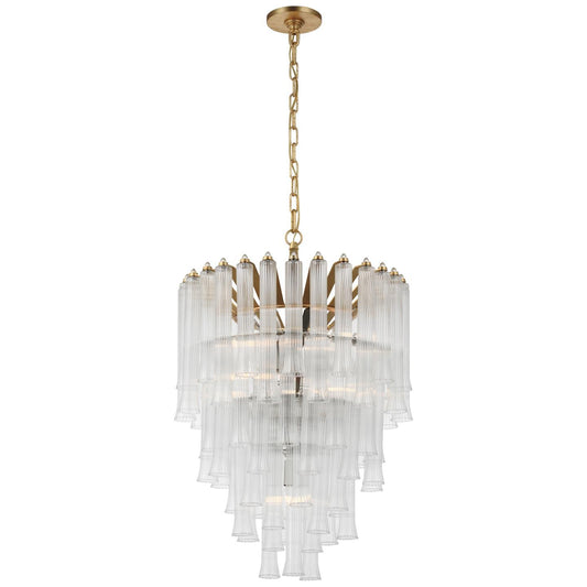 Visual Comfort Signature Collection Julie Neill Lorelei 20 Inch 9 Light Led Mini Chandelier Cp733659