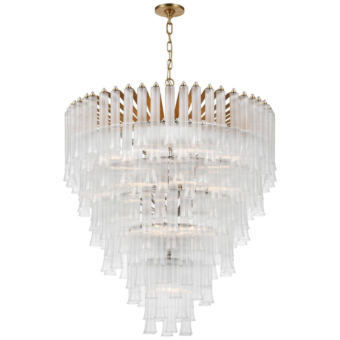 Visual Comfort Signature Collection Julie Neill Lorelei 34 Inch 19 Light Led Chandelier Cp733660