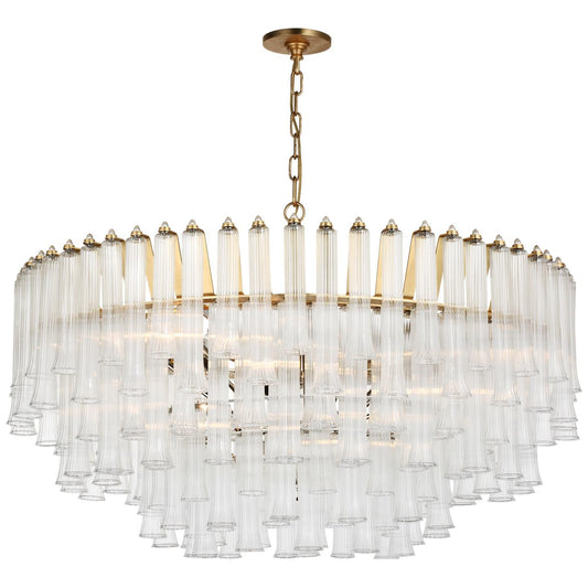 Visual Comfort Signature Collection Julie Neill Lorelei 40 Inch 12 Light Led Chandelier Cp733661