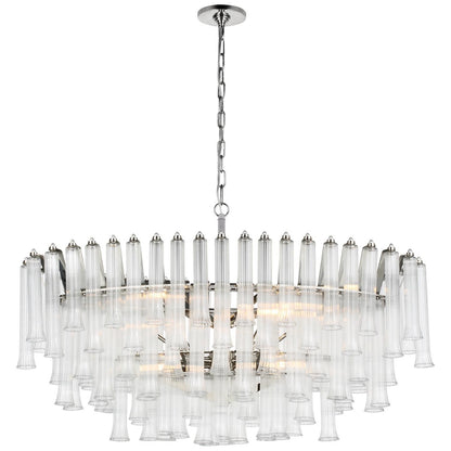 Visual Comfort Signature Collection Julie Neill Lorelei 40 Inch 8 Light Led Chandelier Cp733662