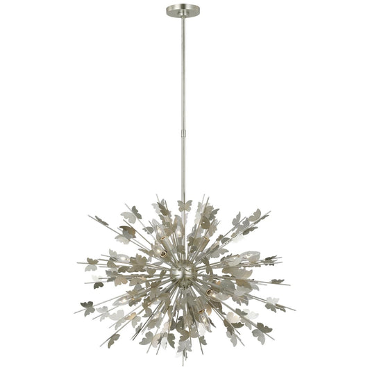 Visual Comfort Signature Collection Julie Neill Farfalle 30 Inch 14 Light Led Chandelier Cp739590