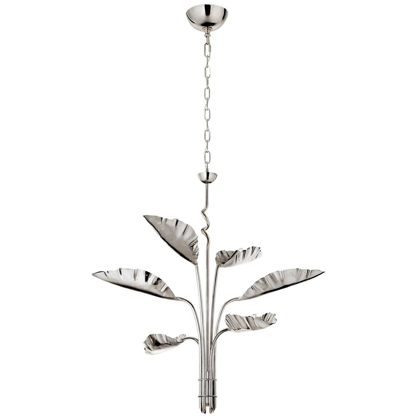 Visual Comfort Signature Collection Julie Neill Dumaine 41 Inch 6 Light Chandelier Cp376004