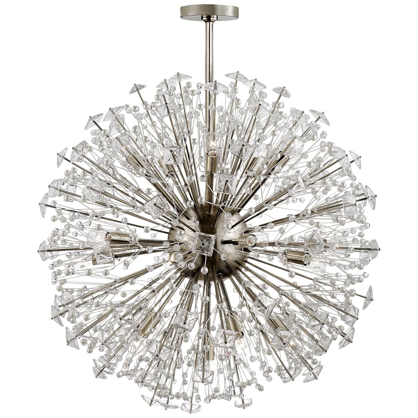 Visual Comfort Signature Collection Kate Spade New York Dickinson 32 Inch 21 Light Chandelier Cp151936