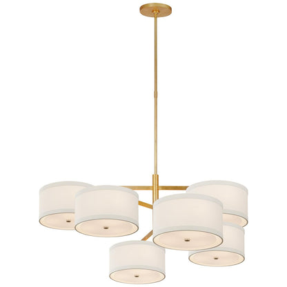 Visual Comfort Signature Collection Kate Spade New York Walker 40 Inch 18 Light Led Chandelier Cp769471