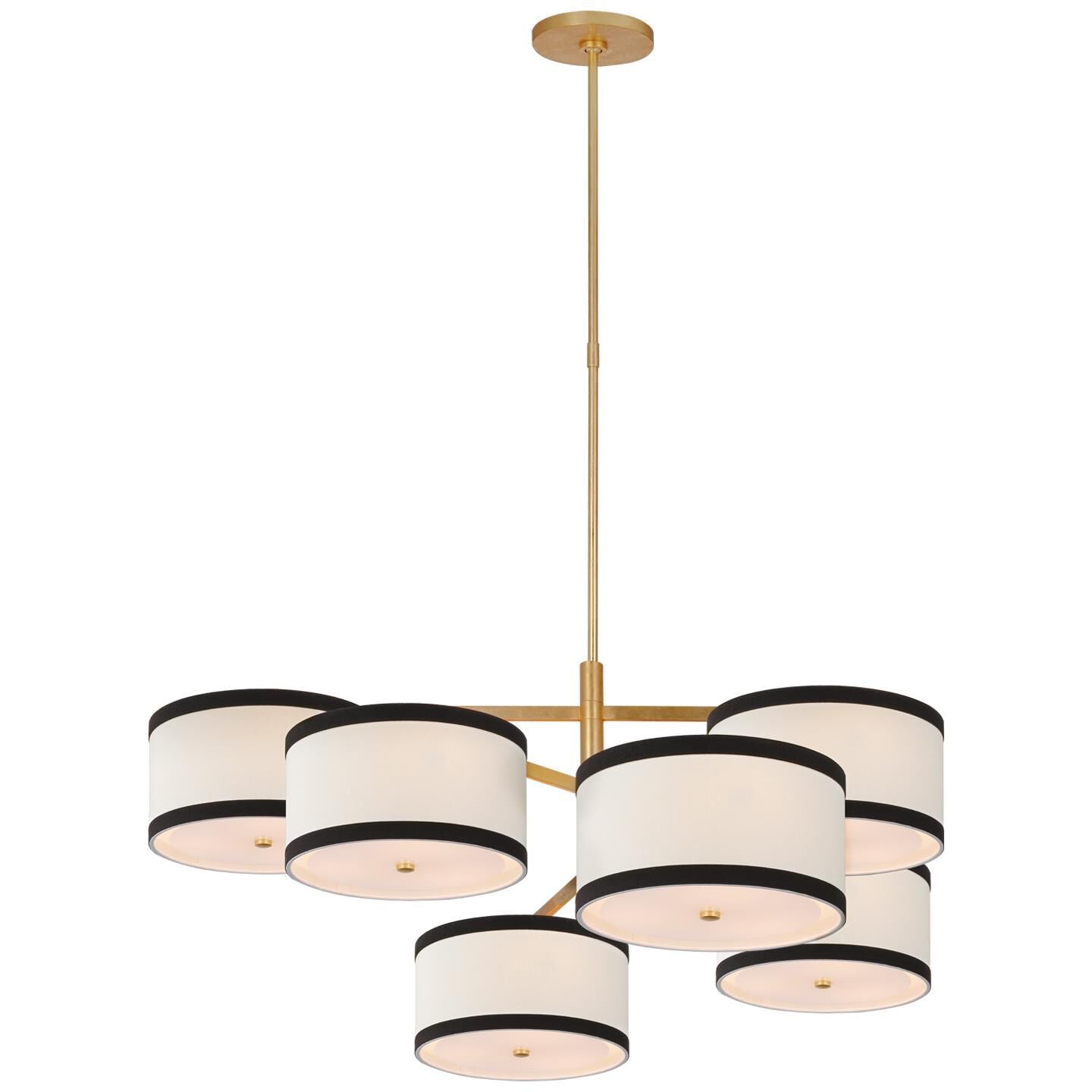 Visual Comfort Signature Collection Kate Spade New York Walker 40 Inch 18 Light Led Chandelier Cp769471