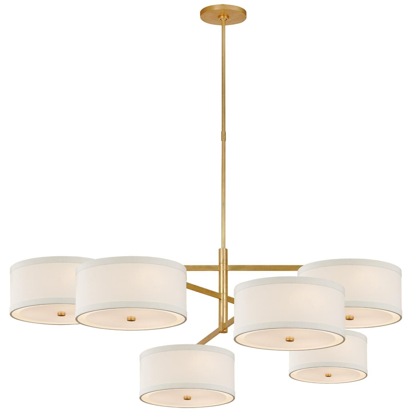 Visual Comfort Signature Collection Kate Spade New York Walker 54 Inch 18 Light Led Chandelier Cp769472