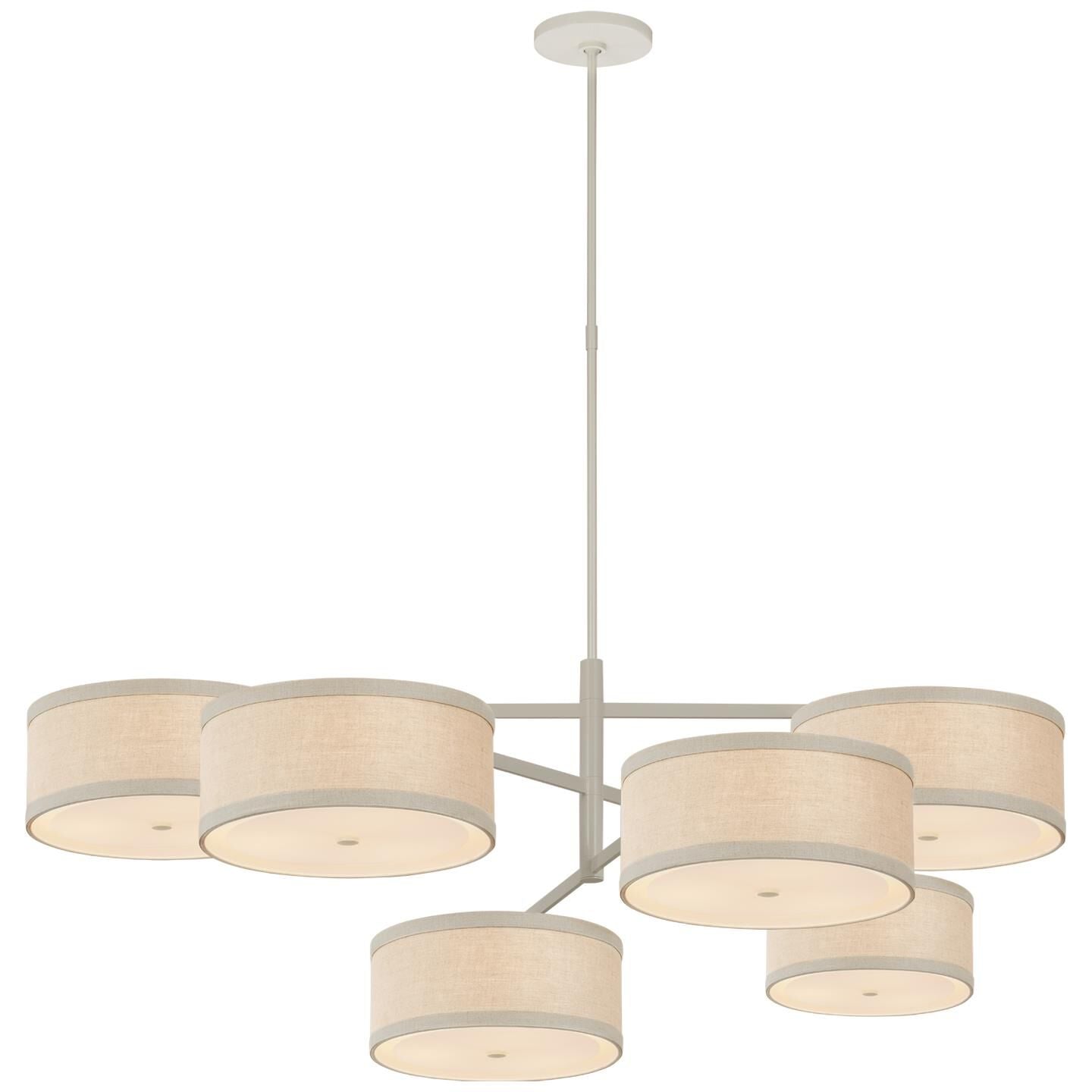 Visual Comfort Signature Collection Kate Spade New York Walker 54 Inch 18 Light Led Chandelier Cp769472