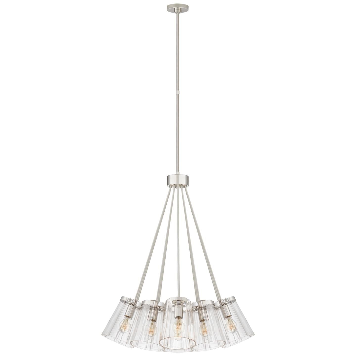 Visual Comfort Signature Collection Kate Spade New York Thoreau 34 Inch 19 Light Chandelier Cp429024