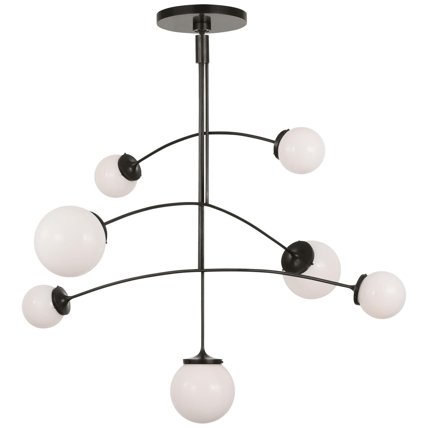 Visual Comfort Signature Collection Kate Spade New York Prescott 55 Inch 7 Light Chandelier Cp151953