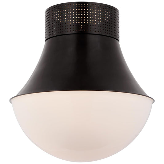 Visual Comfort Signature Collection Kelly Wearstler Precision 17 Inch 1 Light Led Flush Mount Cp793883