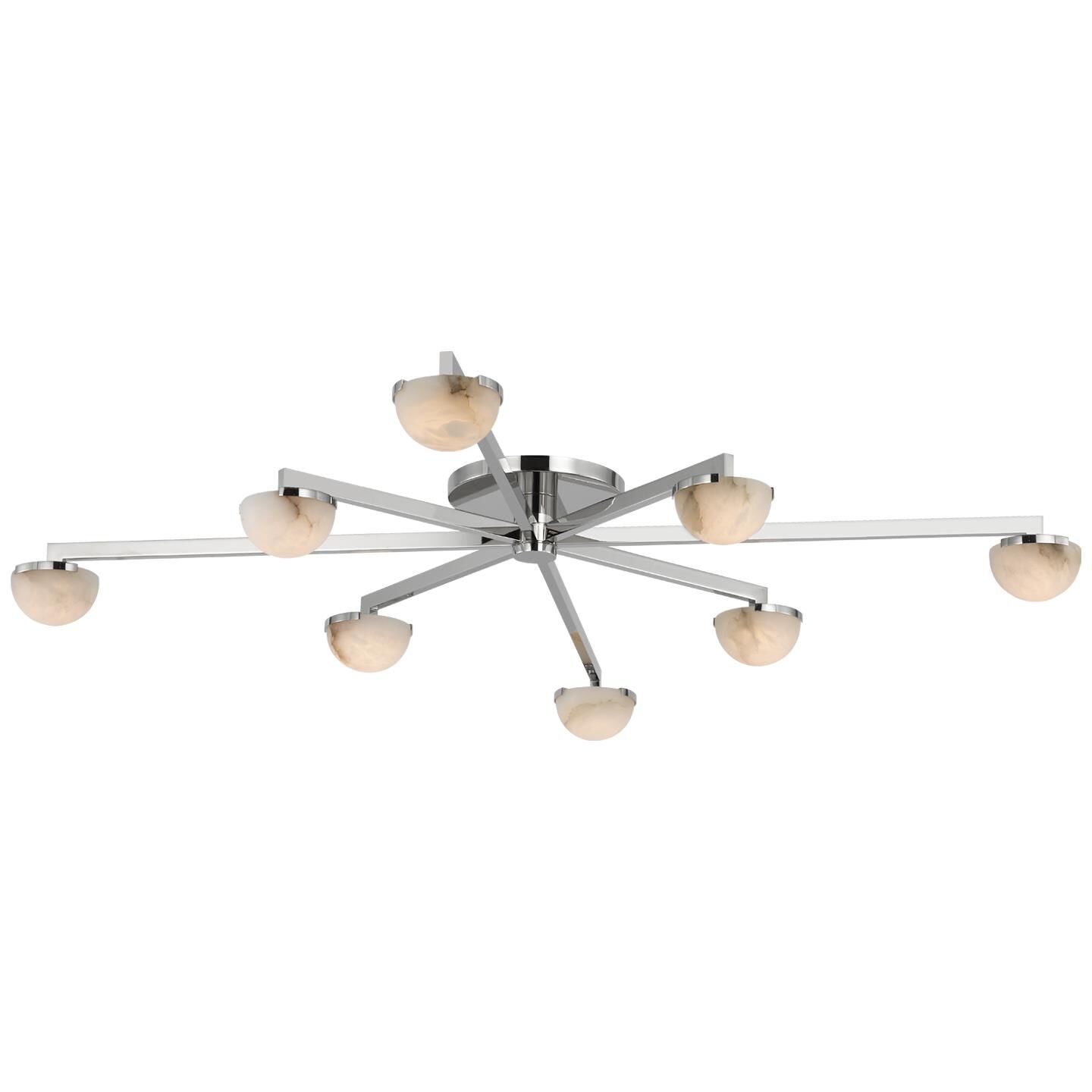 Visual Comfort Signature Collection Kelly Wearstler Pedra 48 Inch 8 Light Led Flush Mount Cp785834