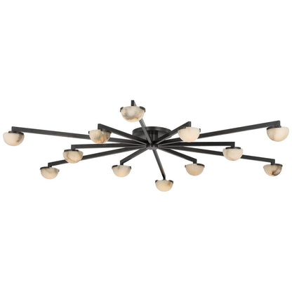 Visual Comfort Signature Collection Kelly Wearstler Pedra 60 Inch 1 Light Led Flush Mount Cp785835