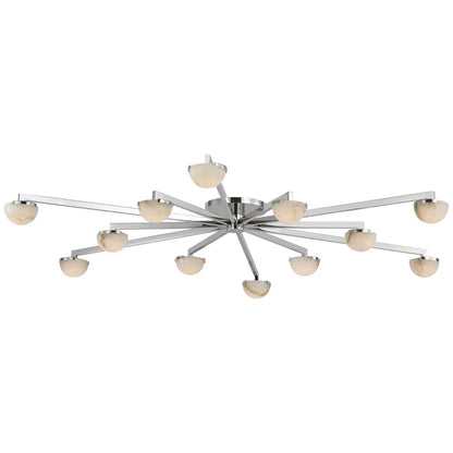 Visual Comfort Signature Collection Kelly Wearstler Pedra 60 Inch 1 Light Led Flush Mount Cp785835