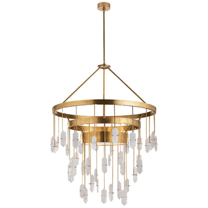 Visual Comfort Signature Collection Kelly Wearstler Halcyon 36 Inch 6 Light Chandelier Cp152035