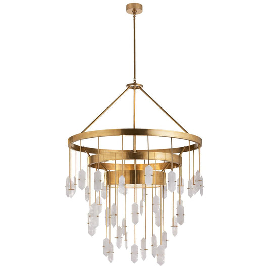 Visual Comfort Signature Collection Kelly Wearstler Halcyon 36 Inch 6 Light Chandelier Cp152035