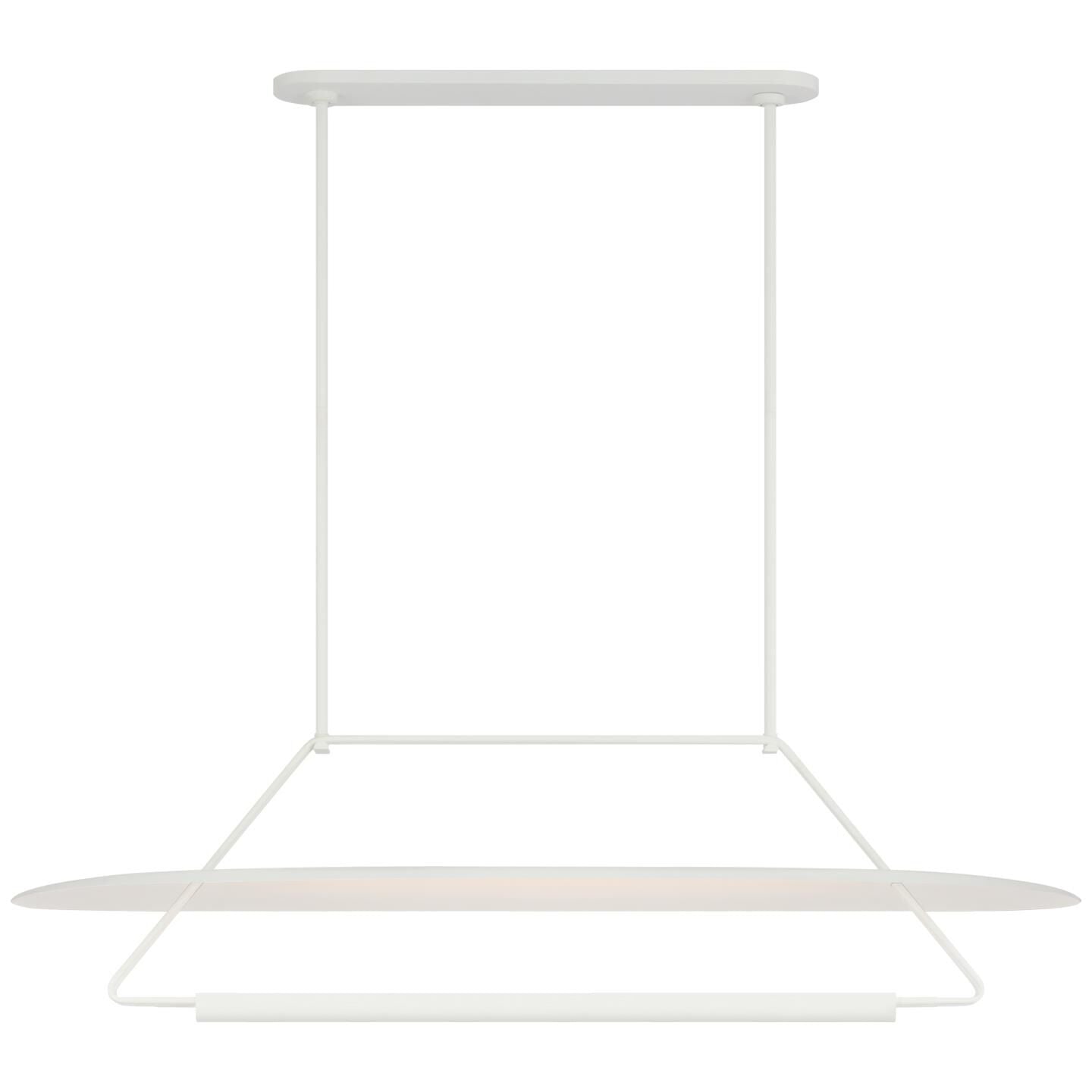 Visual Comfort Signature Collection Kelly Wearstler Teline 54 Inch Led Linear Suspension Light Cp793887