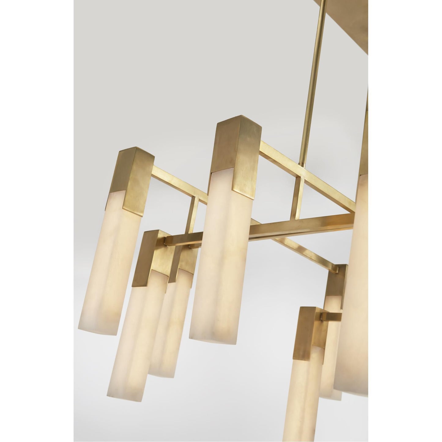 Visual Comfort Signature Collection Kelly Wearstler Covet 44 Inch 12 Light Led Chandelier Cp376029