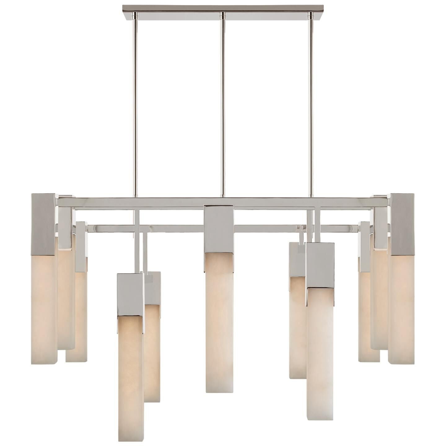 Visual Comfort Signature Collection Kelly Wearstler Covet 44 Inch 12 Light Led Chandelier Cp376029