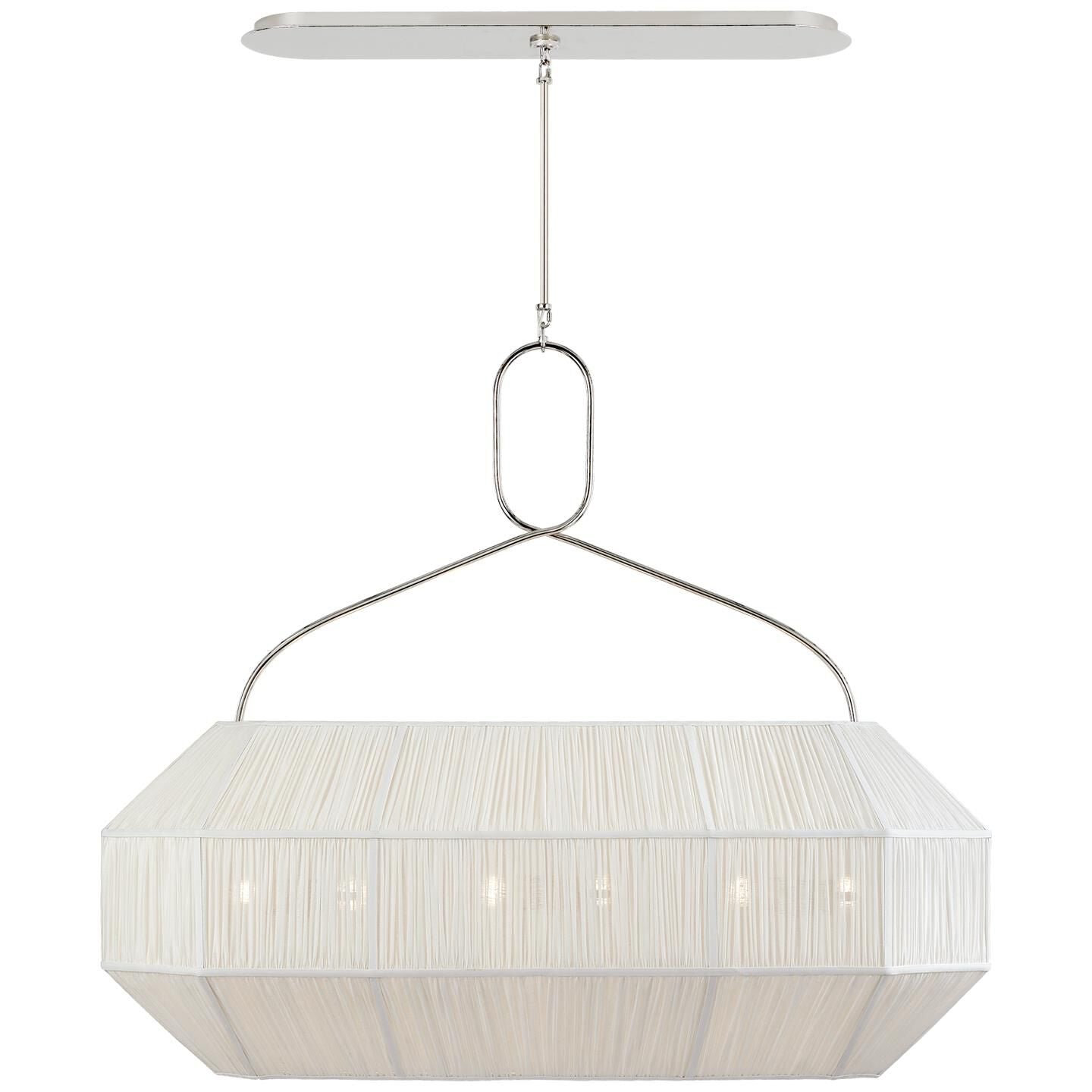 Visual Comfort Signature Collection Kelly Wearstler Forza 40 Inch 6 Light Linear Suspension Light Cp152065