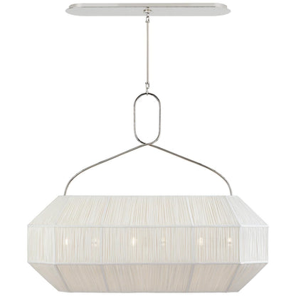 Visual Comfort Signature Collection Kelly Wearstler Forza 40 Inch 6 Light Linear Suspension Light Cp152065