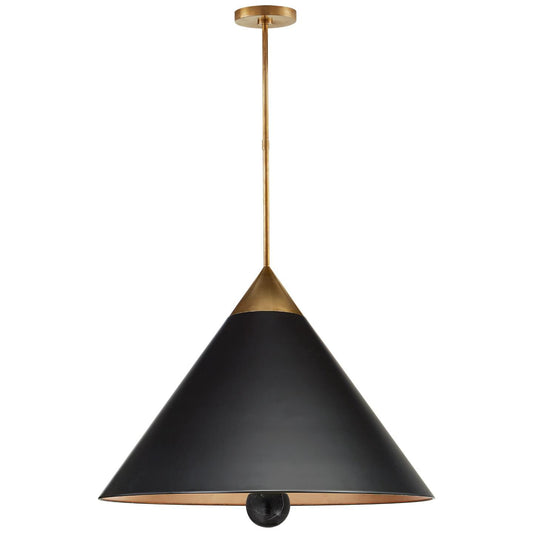 Visual Comfort Signature Collection Kelly Wearstler Cleo 30 Inch Large Pendant Cp152074