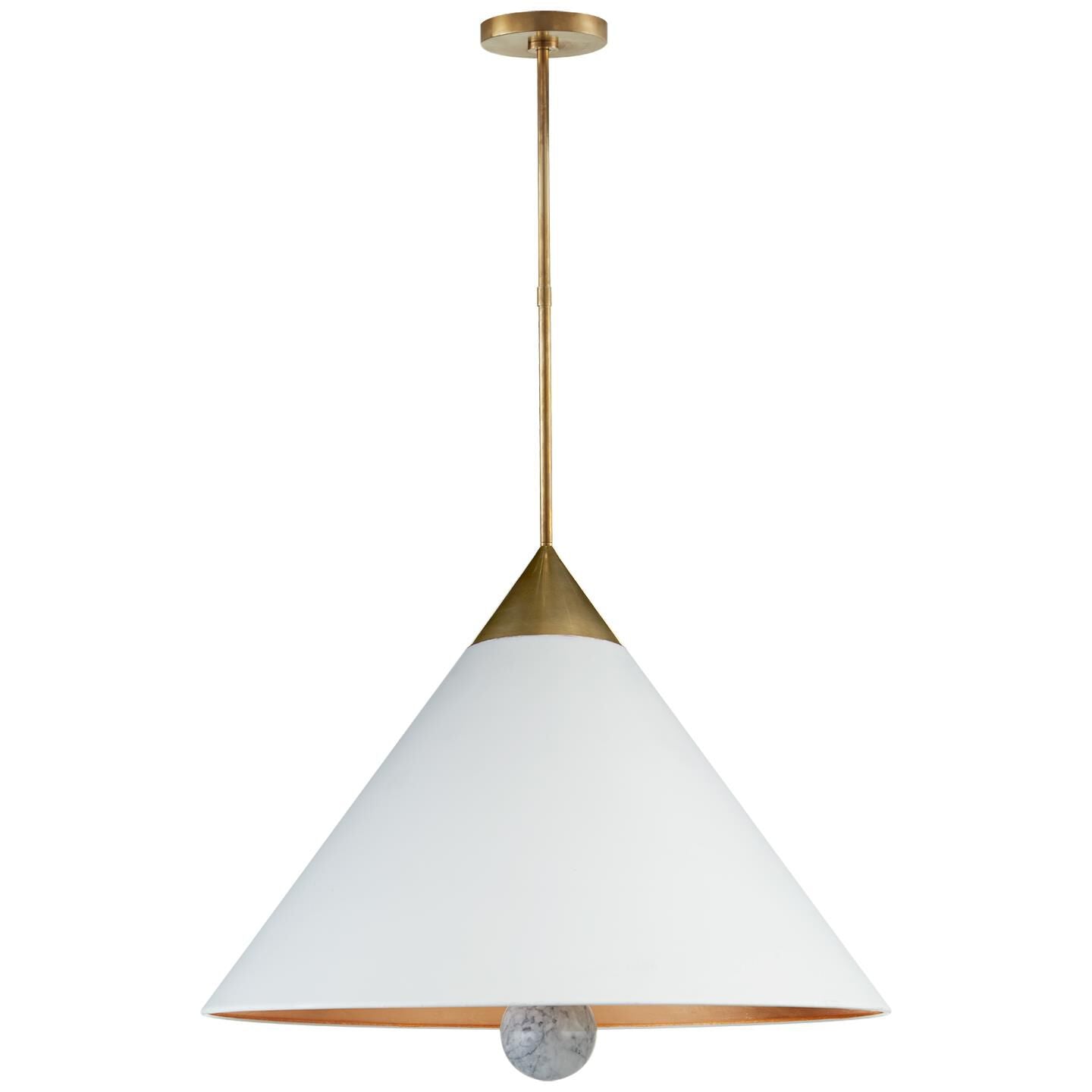 Visual Comfort Signature Collection Kelly Wearstler Cleo 30 Inch Large Pendant Cp152074