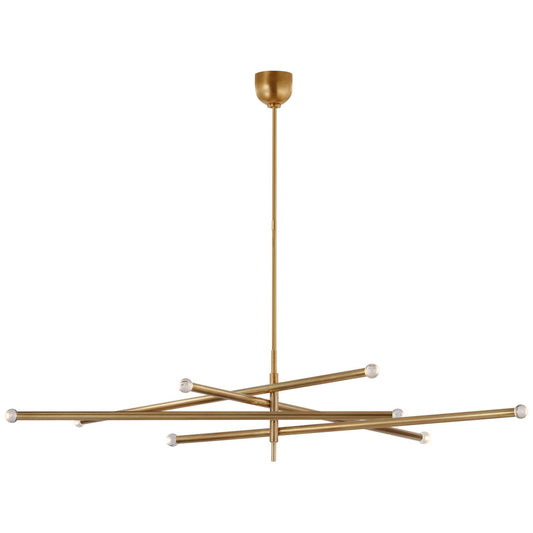 Visual Comfort Signature Collection Kelly Wearstler Rousseau 80 Inch Led Chandelier Cp785841