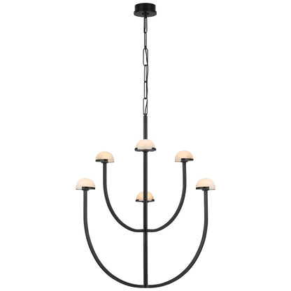 Visual Comfort Signature Collection Kelly Wearstler Pedra 28 Inch Led Chandelier Cp733713