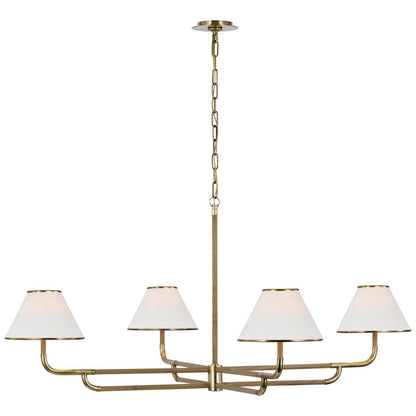 Visual Comfort Signature Collection Marie Flanigan Rigby 54 Inch 4 Light Led Chandelier Cp769488