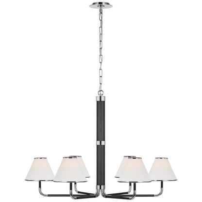 Visual Comfort Signature Collection Marie Flanigan Rigby 37 Inch 6 Light Led Chandelier Cp769489