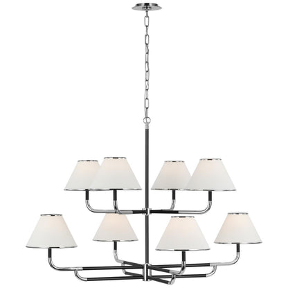 Visual Comfort Signature Collection Marie Flanigan Rigby 48 Inch 8 Light Led Chandelier Cp769490