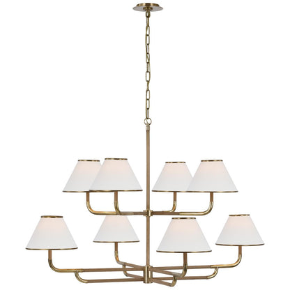 Visual Comfort Signature Collection Marie Flanigan Rigby 48 Inch 8 Light Led Chandelier Cp769490