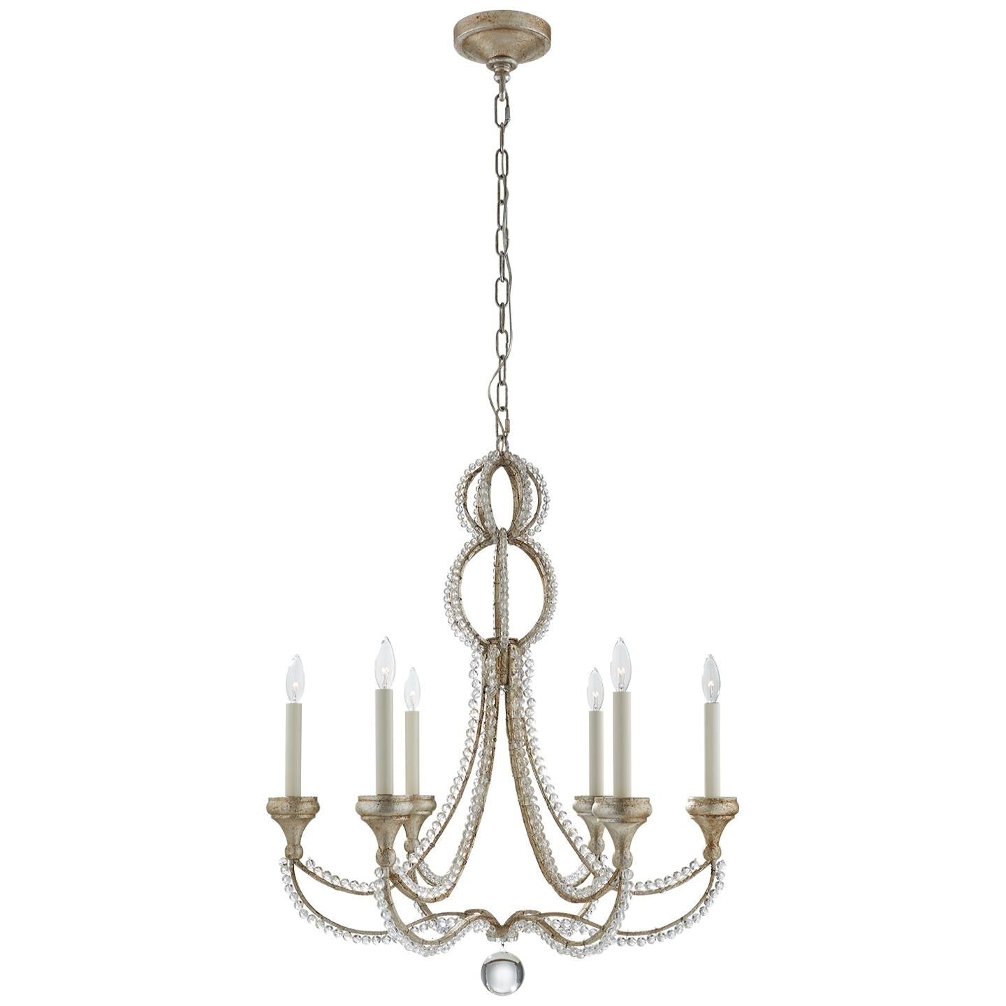 Visual Comfort Signature Collection Niermann Weeks Milan 29 Inch 6 Light Chandelier Cp159377