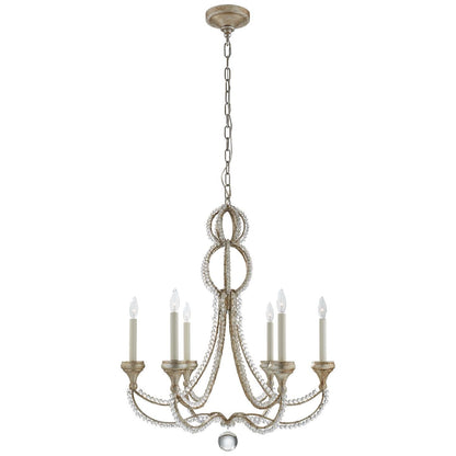 Visual Comfort Signature Collection Niermann Weeks Milan 29 Inch 6 Light Chandelier Cp159377