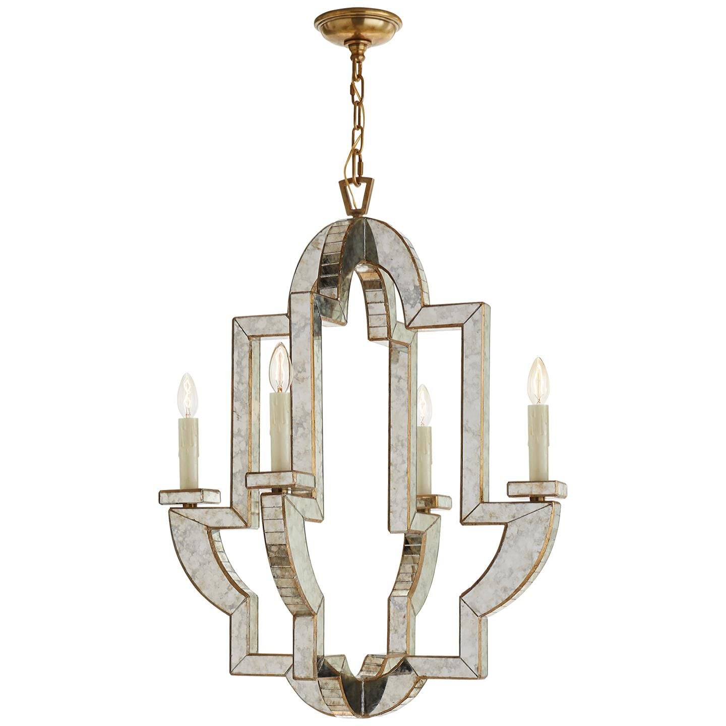 Visual Comfort Signature Collection Niermann Weeks Lido 25 Inch 4 Light Chandelier Cp159379