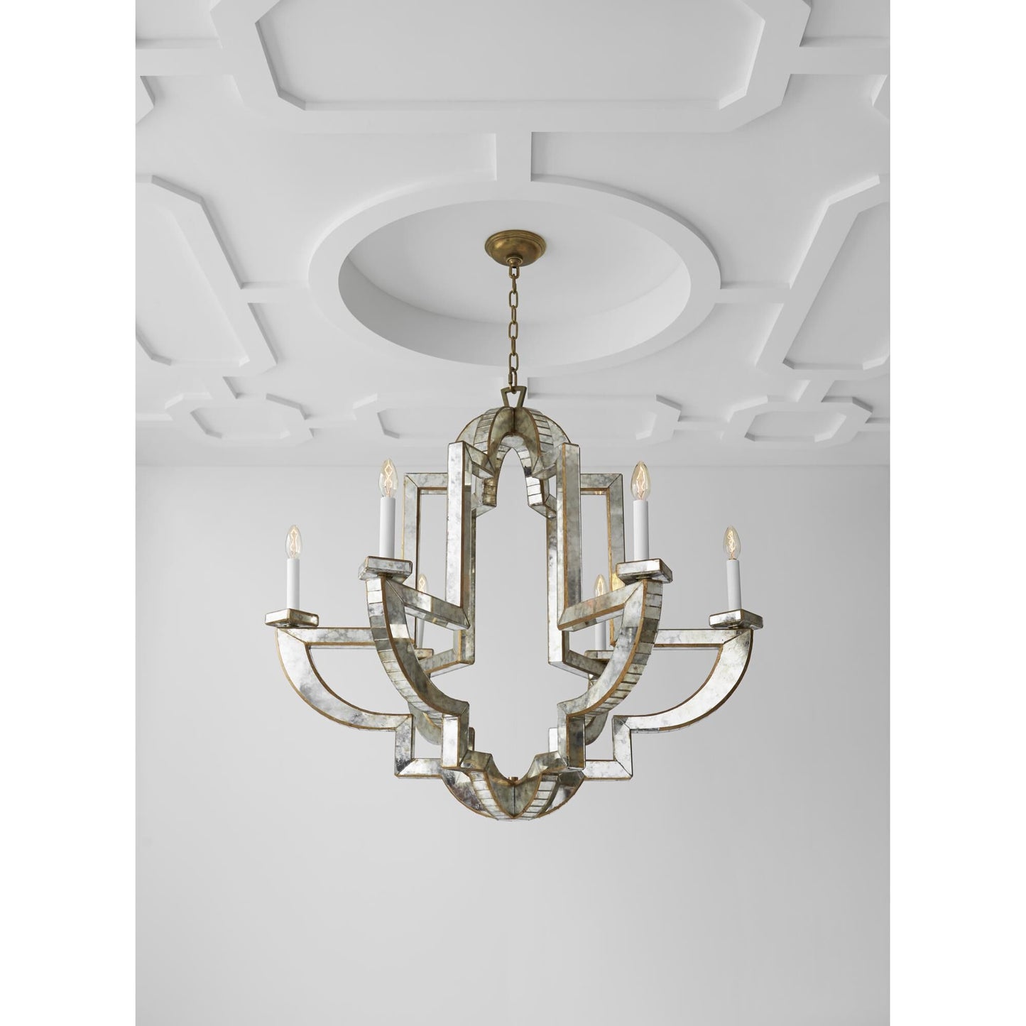 Visual Comfort Signature Collection Niermann Weeks Lido 38 Inch 6 Light Chandelier Cp159380