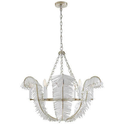 Visual Comfort Signature Collection Niermann Weeks Calais 34 Inch 6 Light Chandelier Cp159381