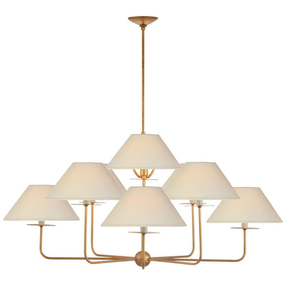 Visual Comfort Signature Collection Niermann Weeks Kelley 43 Inch 9 Light Chandelier Cp159382