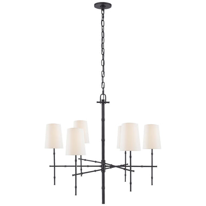 Visual Comfort Signature Collection Grenol 33 Inch 6 Light Chandelier Cp172072