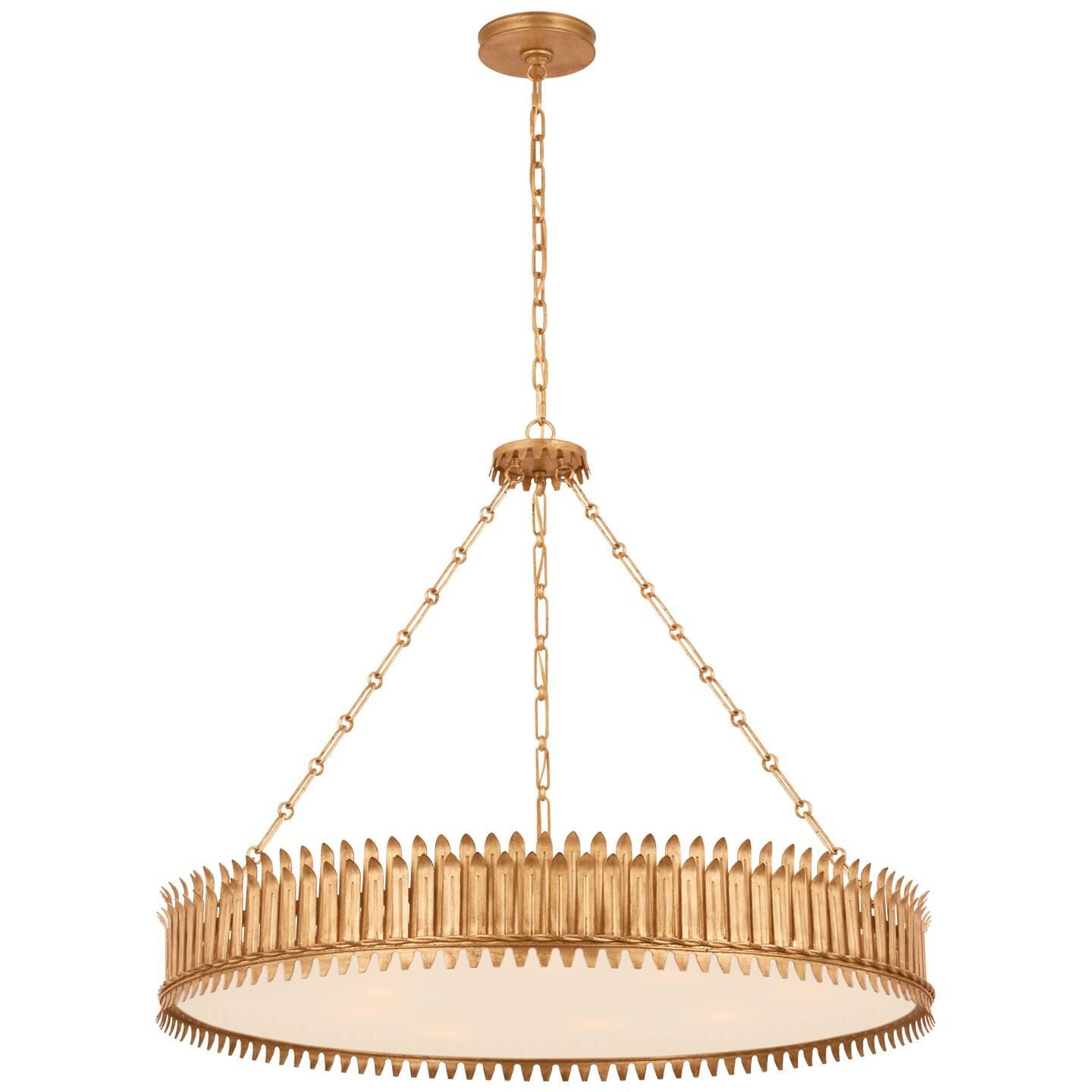 Visual Comfort Signature Collection Suzanne Kasler Leslie 36 Inch 9 Light Led Chandelier Cp793899