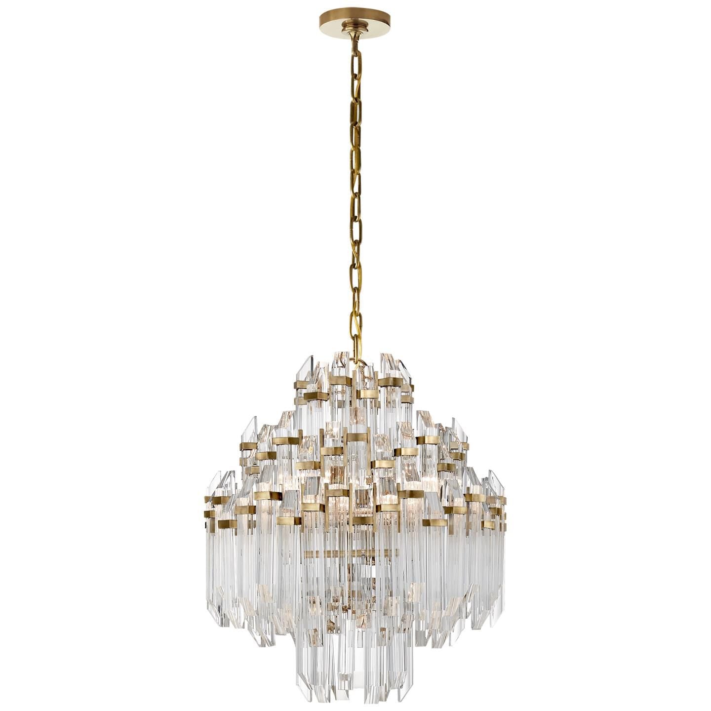 Visual Comfort Signature Collection Suzanne Kasler Adele 20 Inch 6 Light Mini Chandelier Cp175314