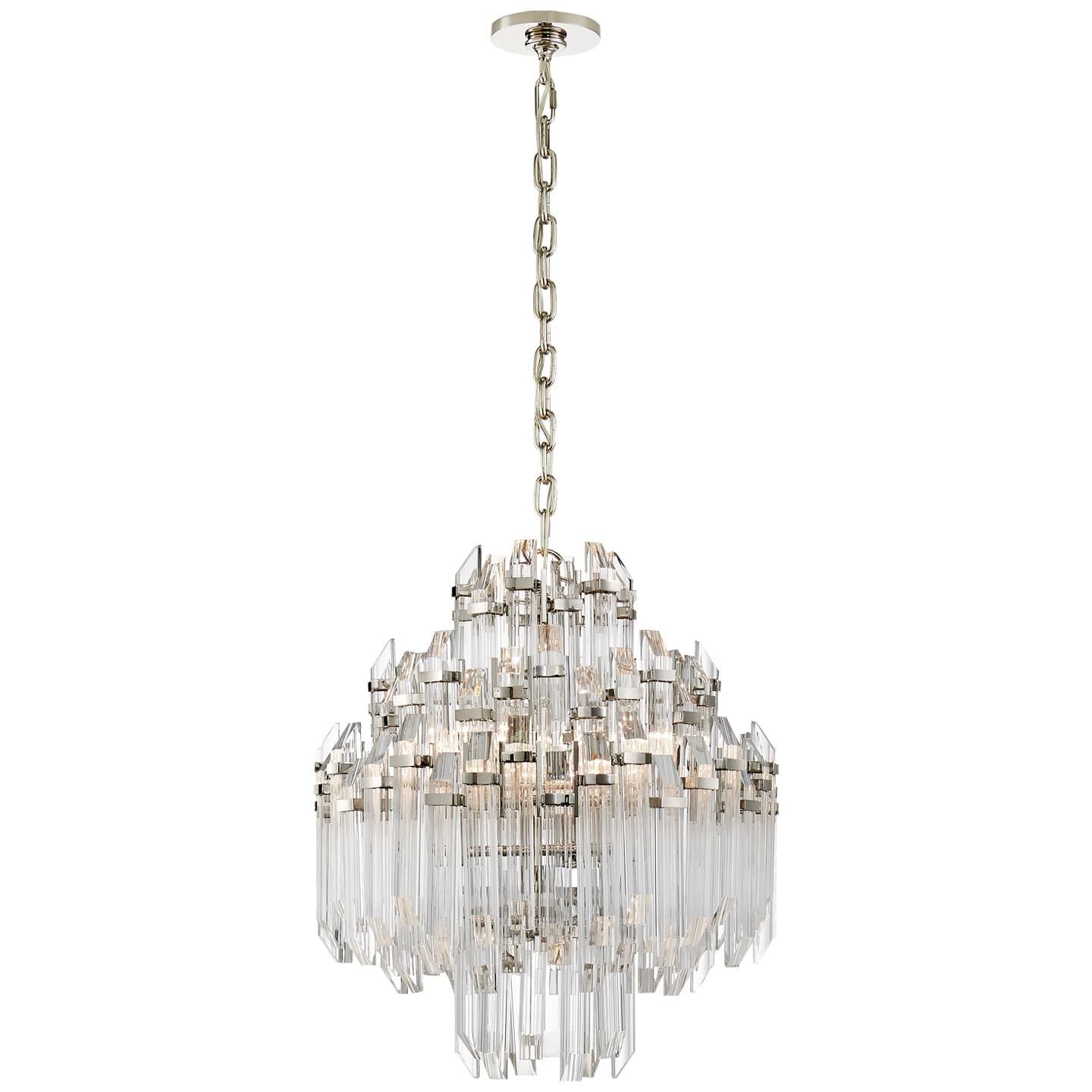 Visual Comfort Signature Collection Suzanne Kasler Adele 20 Inch 6 Light Mini Chandelier Cp175314