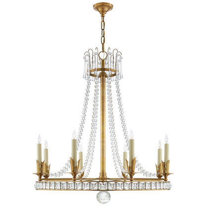 Visual Comfort Signature Collection Joe Nye Regency 31 Inch 8 Light Chandelier Cp176167