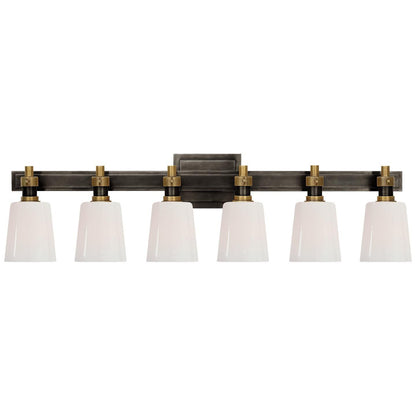 Visual Comfort Signature Collection Thomas Obrien Bryant 29 Inch 6 Light Bath Vanity Light Cp178416