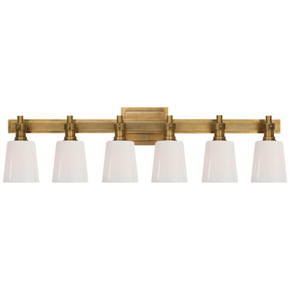 Visual Comfort Signature Collection Thomas Obrien Bryant 29 Inch 6 Light Bath Vanity Light Cp178416